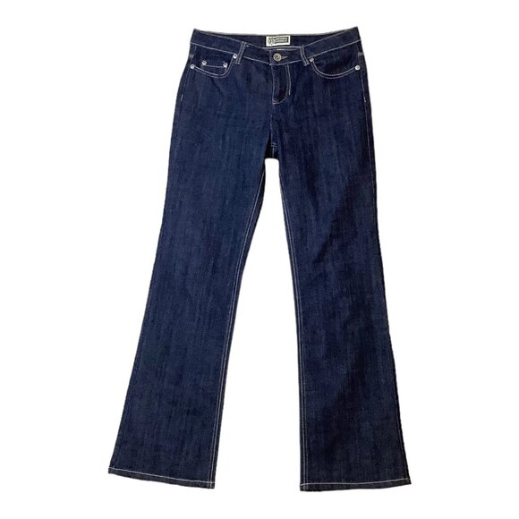 Route 66 Original Womens Size 7/8 Bootcut Blue Denim Jeans Mid Rise - Picture 1 of 12